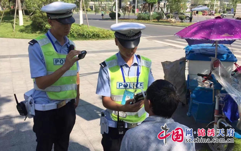 遂寧：一殘疾男子飲酒駕駛電動(dòng)三輪車被交警查獲